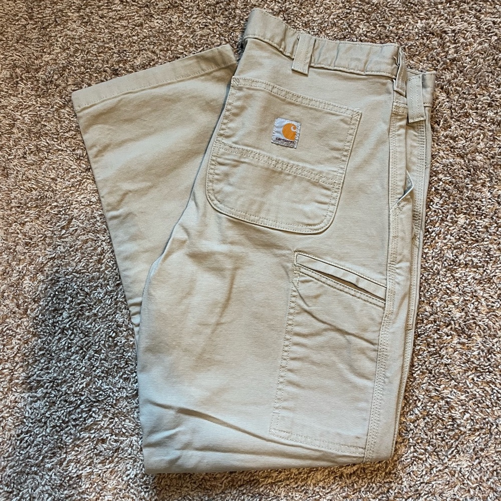 Carhartt Relaxed Fit Rugged Flex Khaki Pant